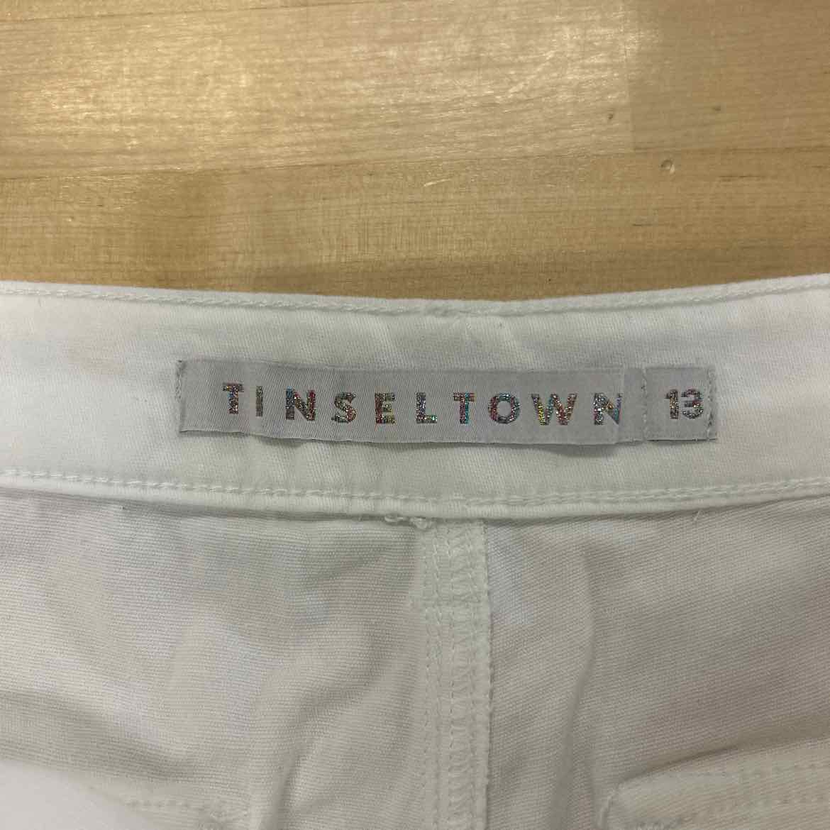 TINSELTOWN Size 13 White New Jeans