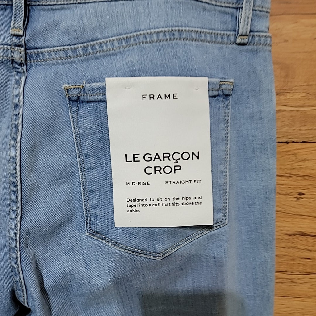 Frame Size 27  Le Garcon Crop Jeans NWT