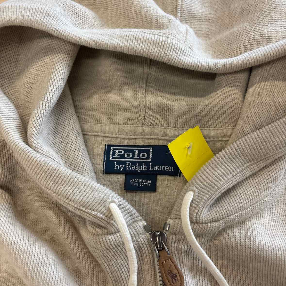 Ralph Lauren Size L Beige Hoodie