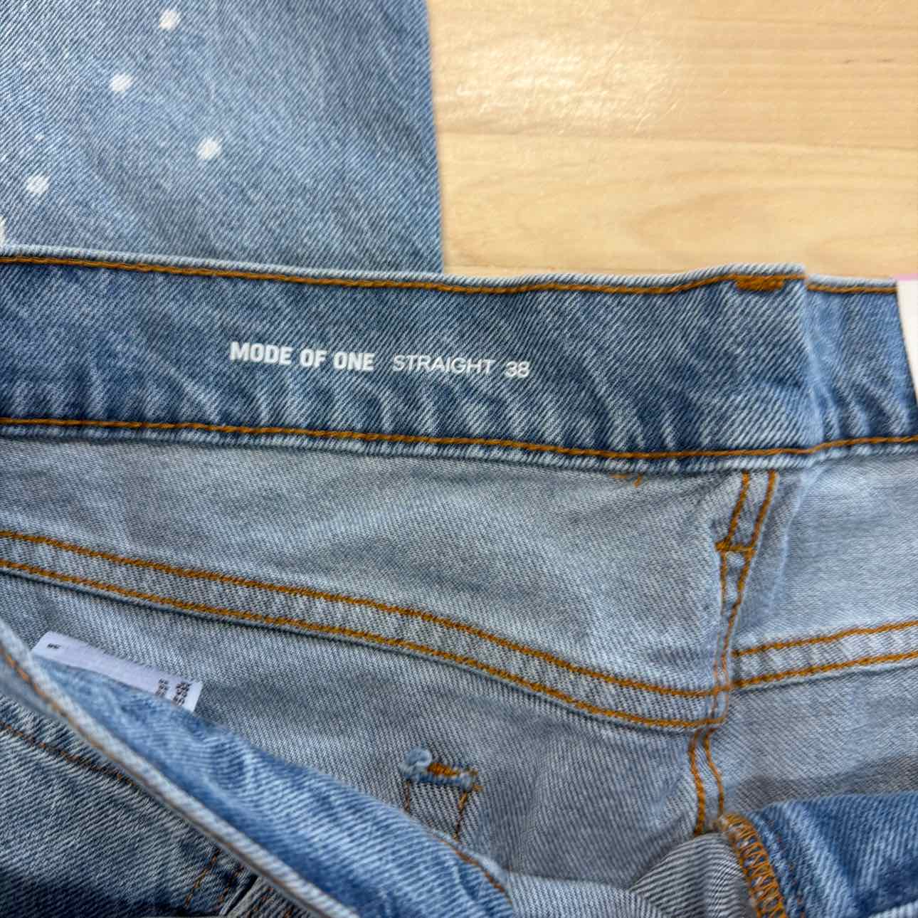 Mode of One Men's Straight-Fit Jeans, Created for Macy's - Bay Ridge