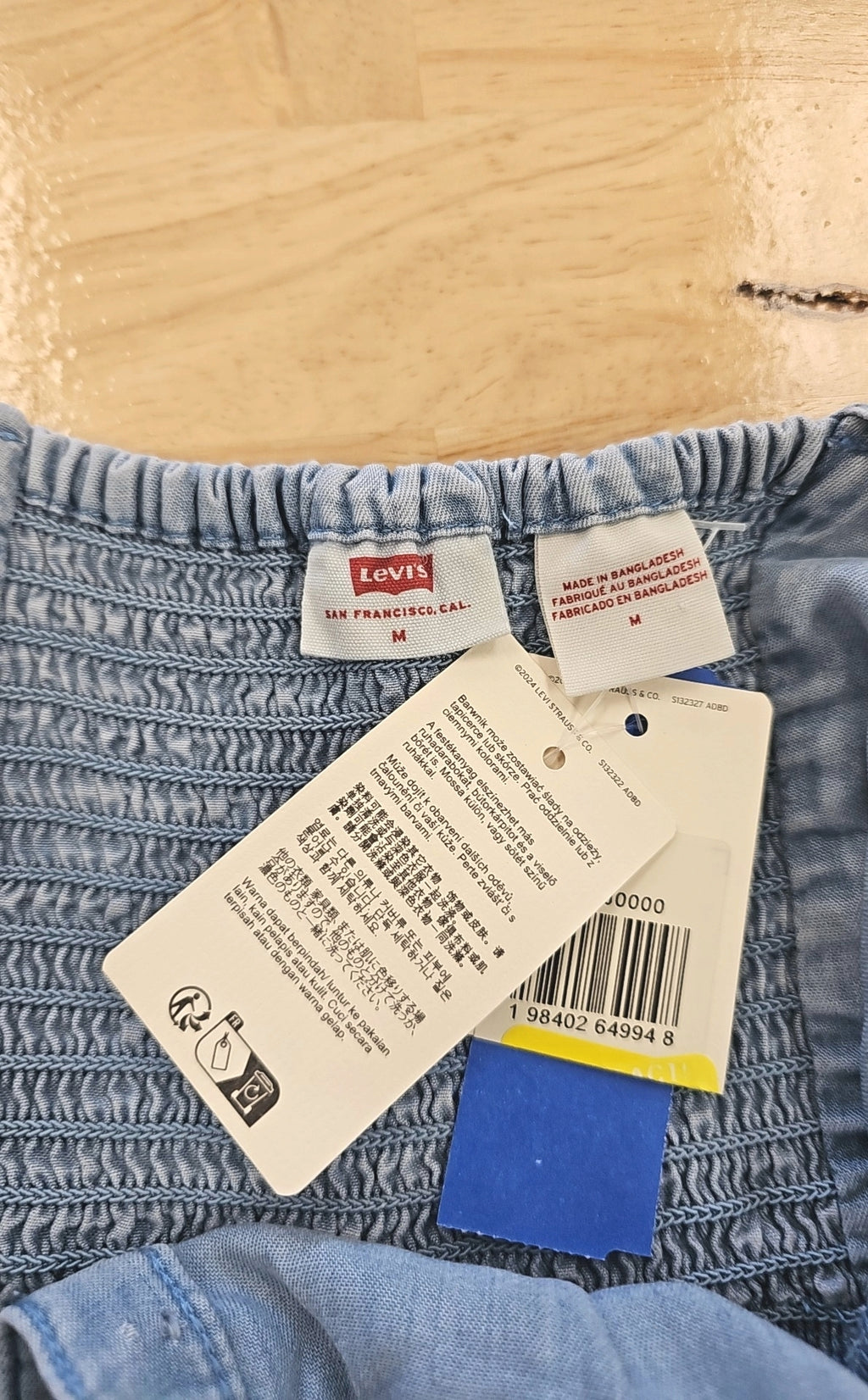 Levi's Size M Blue Denim New Dress