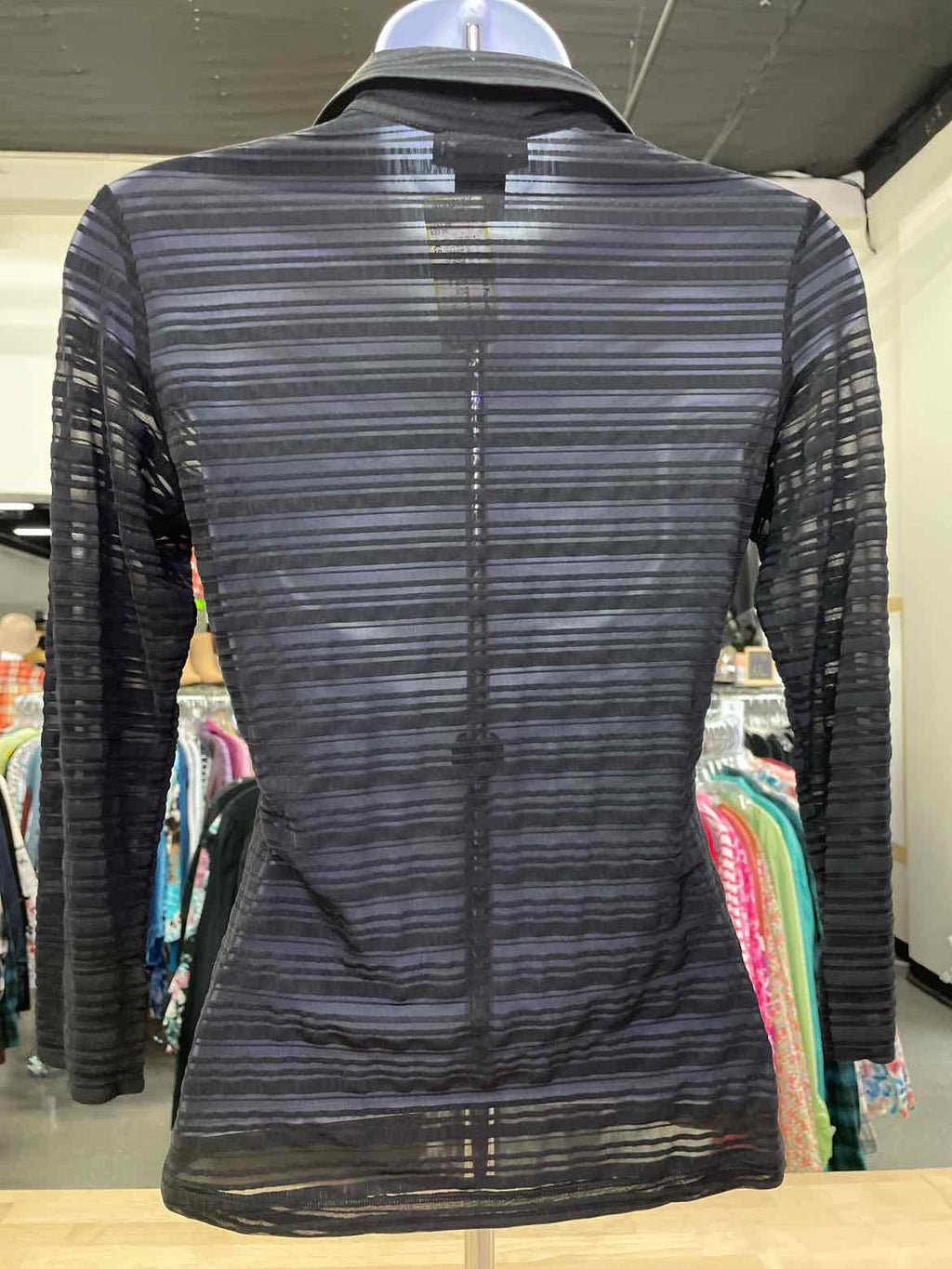 Bebe Size XS Black Blouse