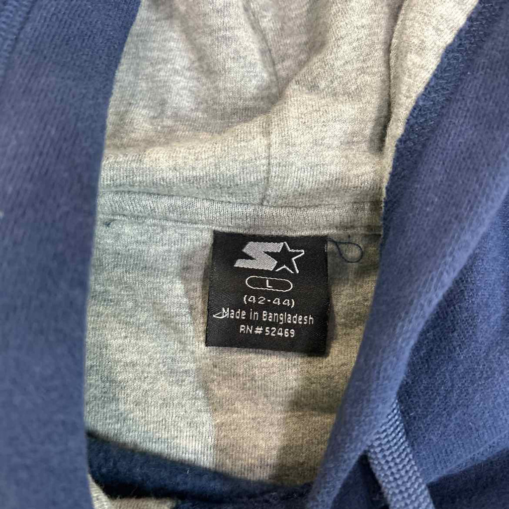 Starter Size L Blue Preloved MENS Sweatshirt
