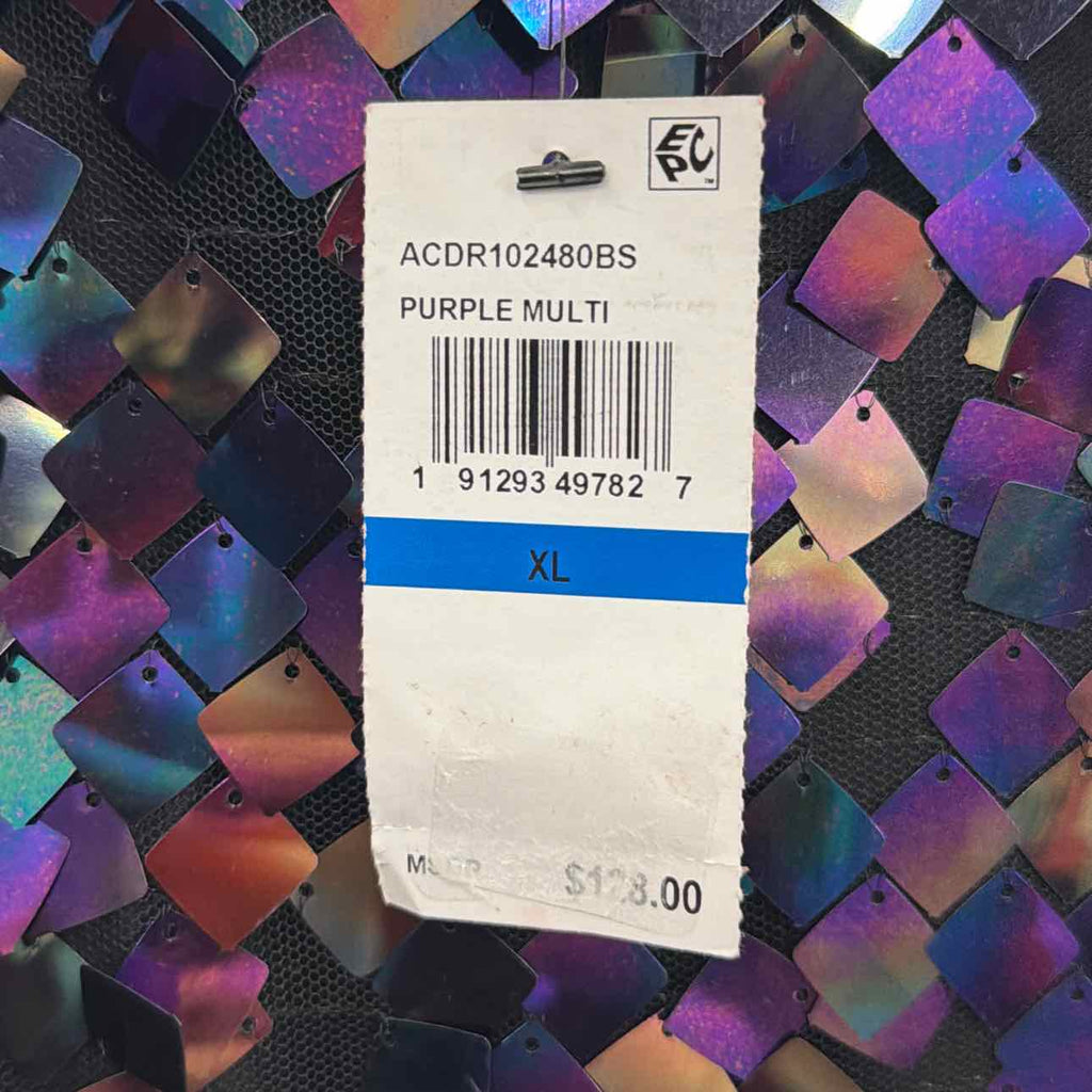 Astr the Label Women's Porsche Sleeveless Sequin Mini Dress - Purple Multi