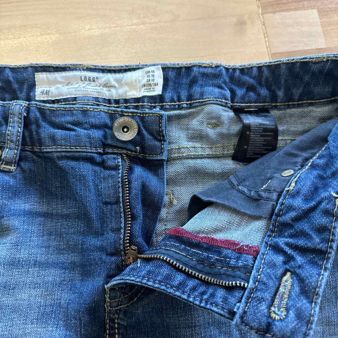 L.O.G.G. Size 10 Blue Denim Skirt