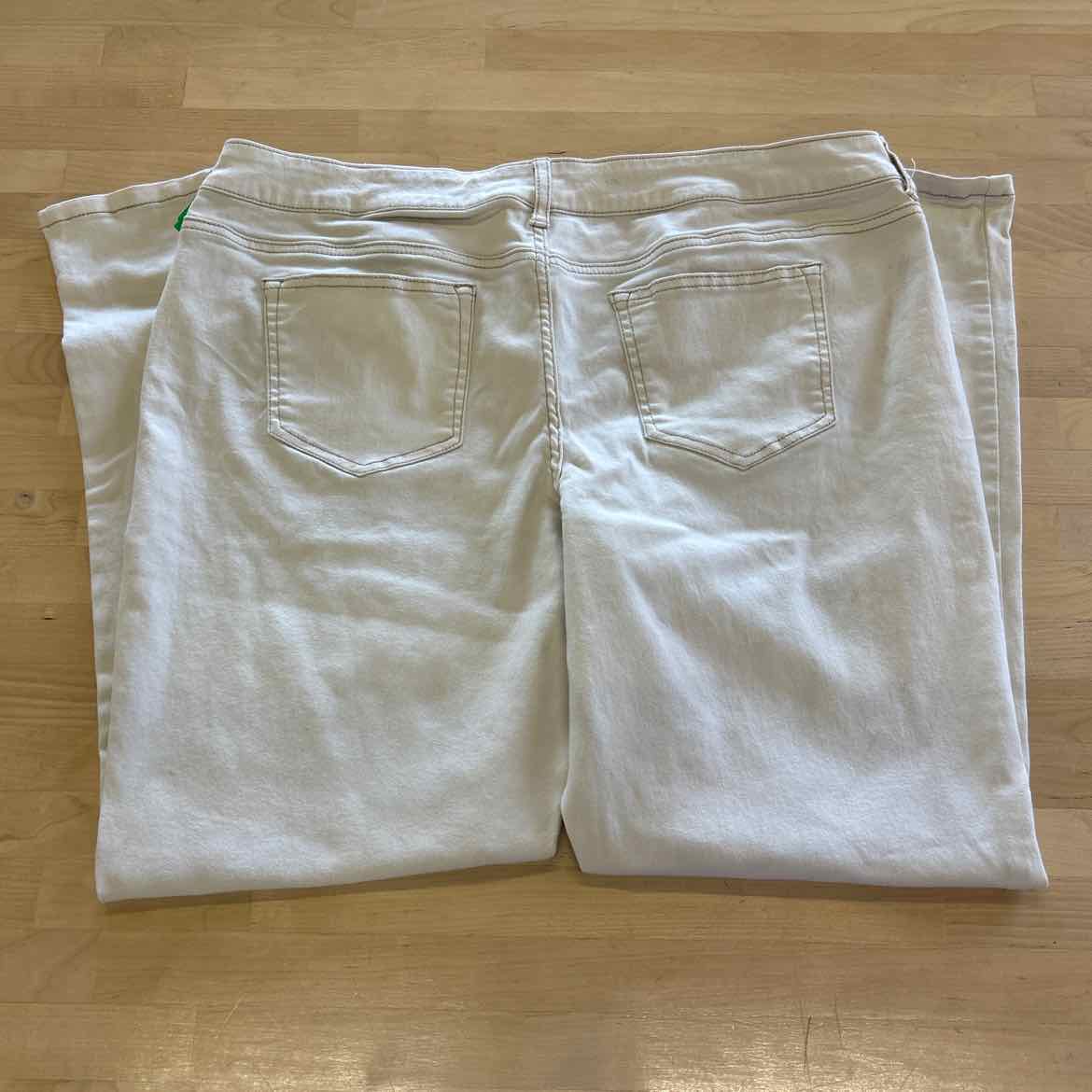 Maurices Size XL Off White Preloved Pants