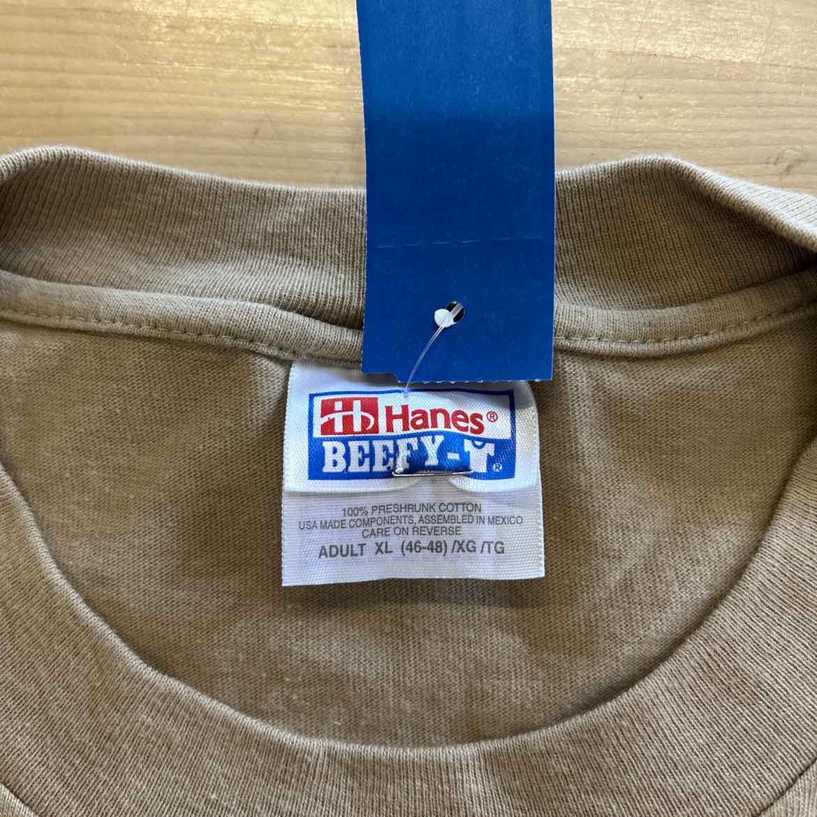 Hanes Size XL Brown Preloved MENS T-shirt