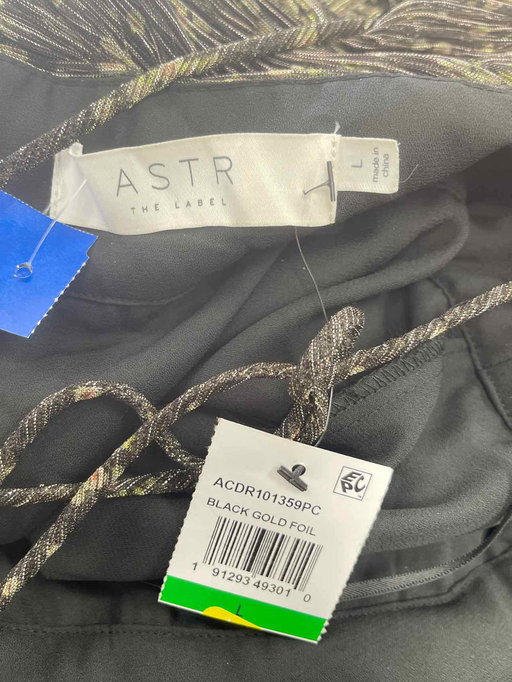 astr Size L Gold New Dress