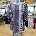 Chico's Size 0 Purple Preloved Blouse SS