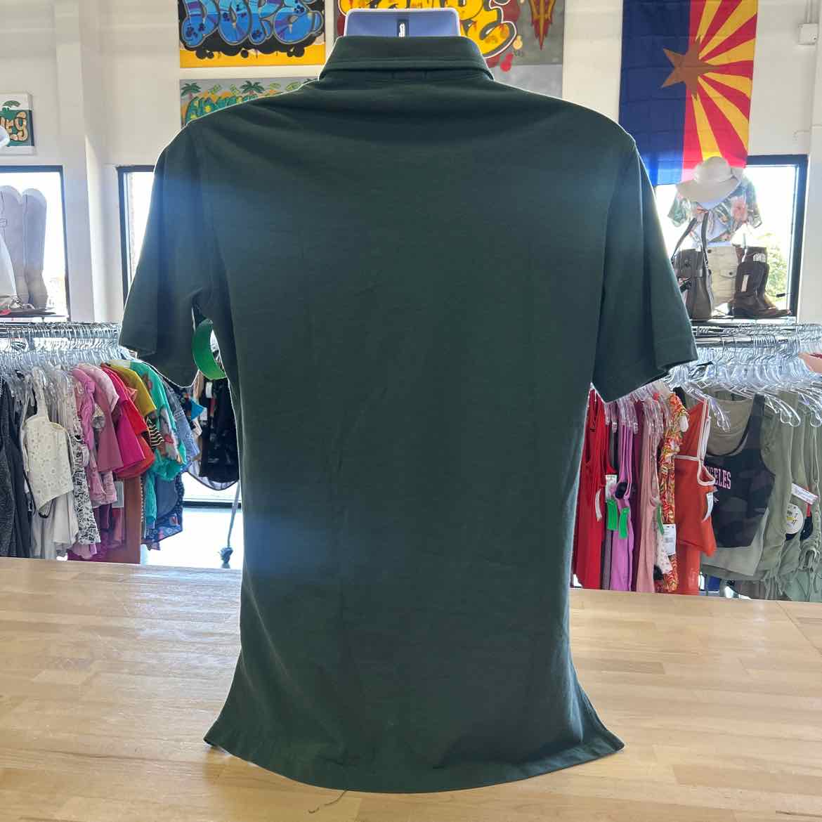 Sid Mashburn Size S Green Preloved MENS Polo