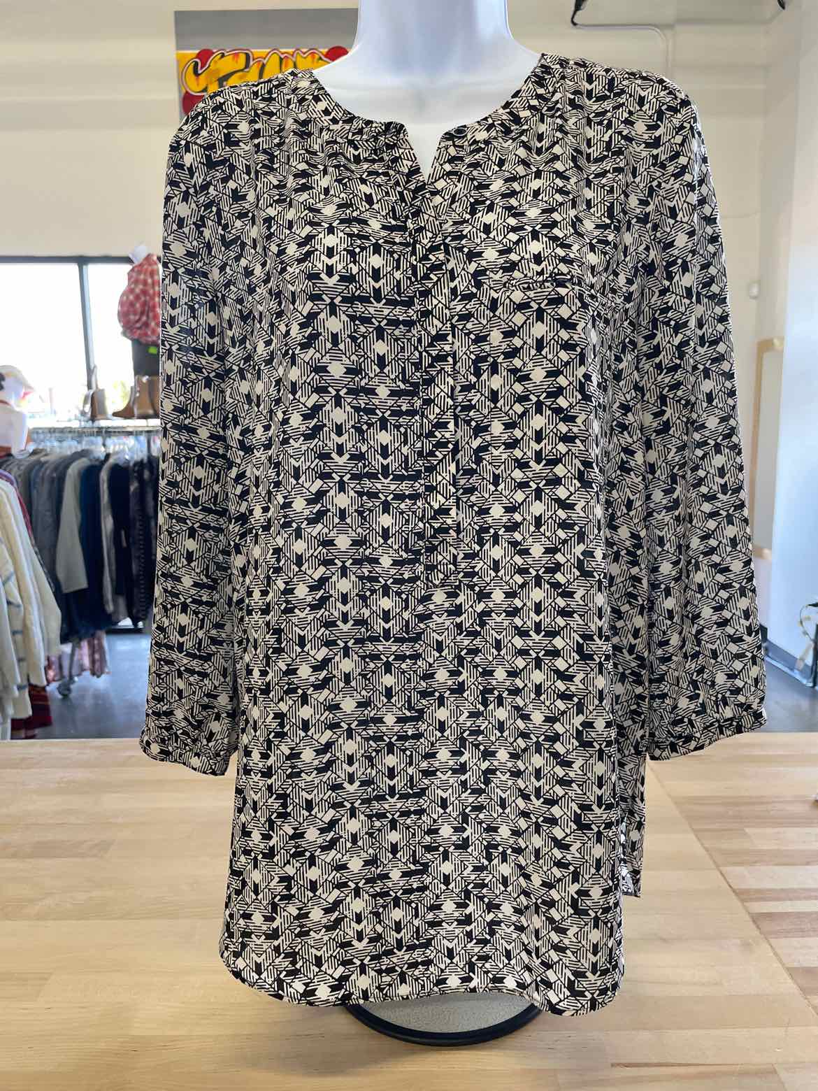 NYDJ Size S Black Blouse