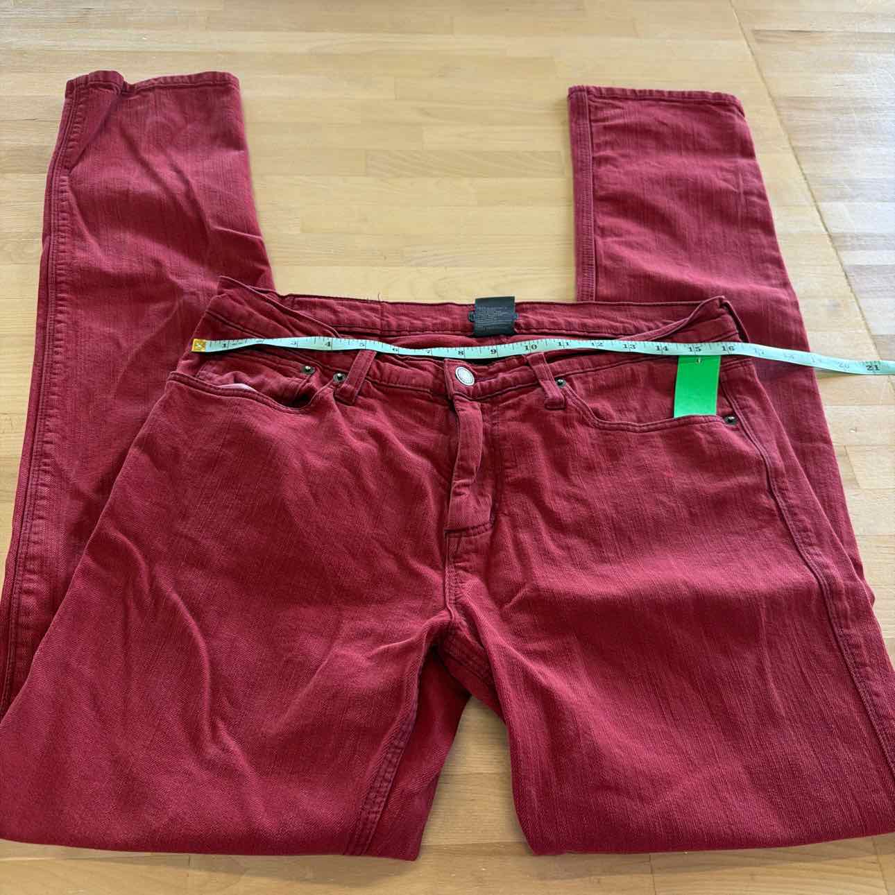 BDG Size 33x34 Red MENS Pants