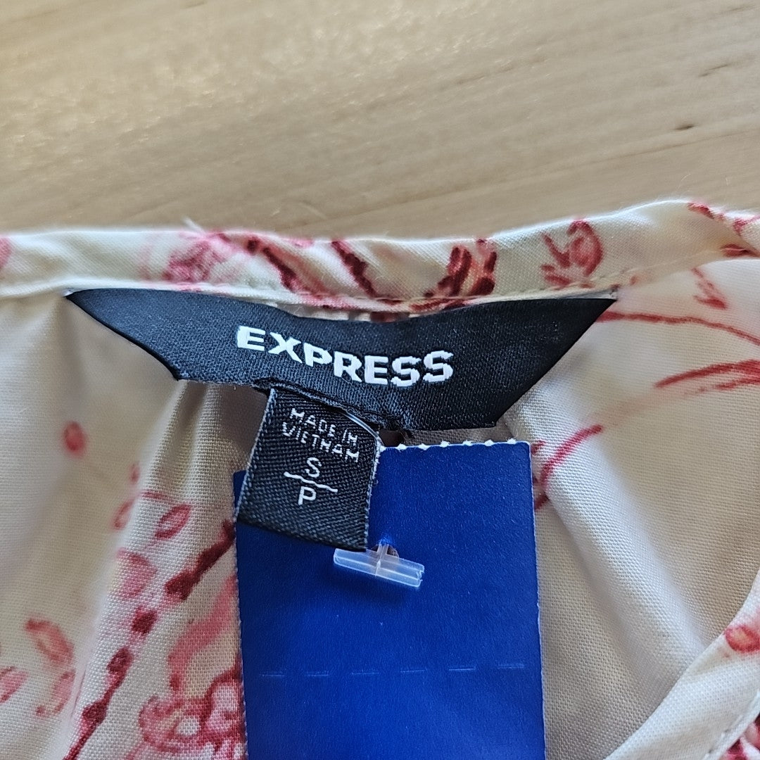 Express Size S Pink Blouse