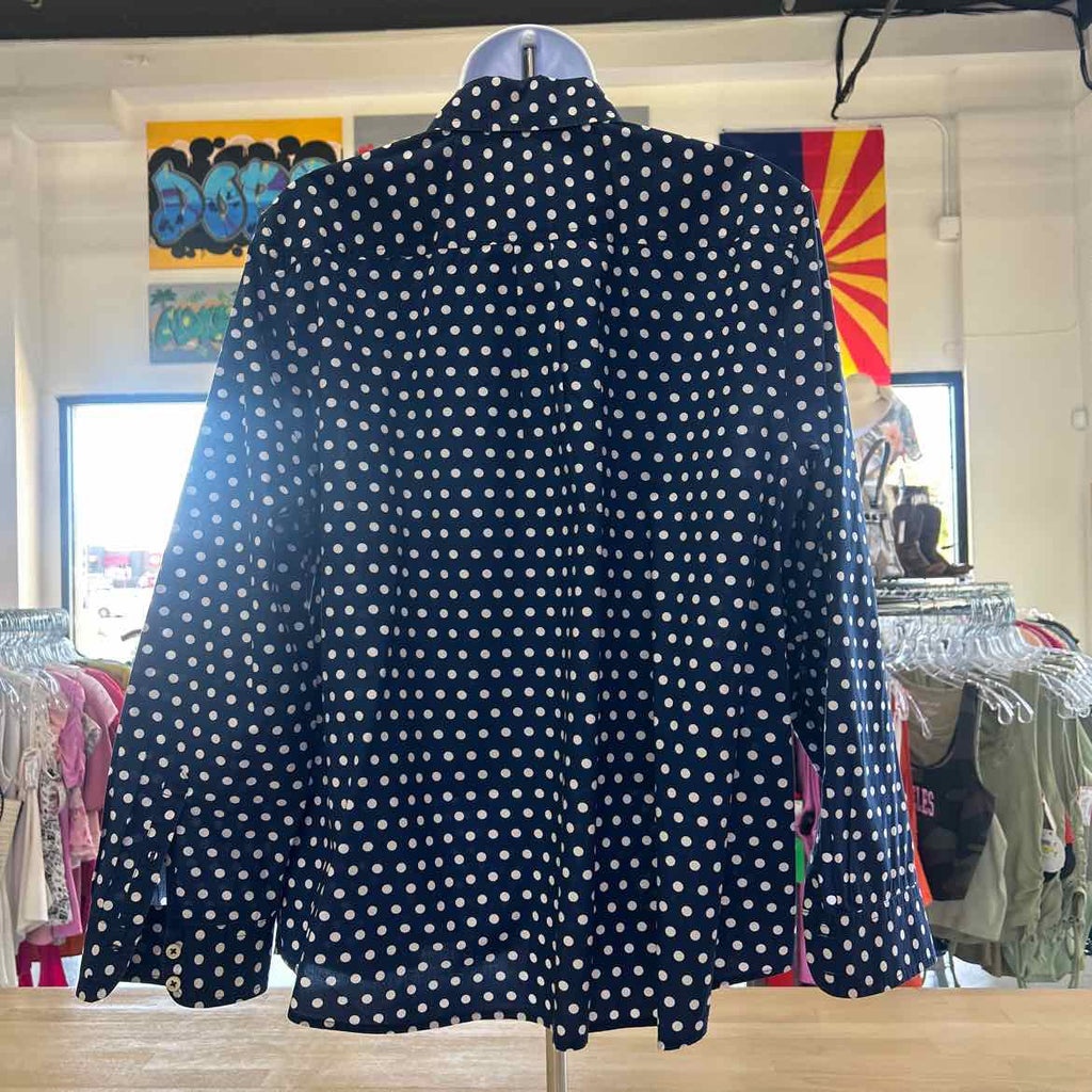 Talbots Size XLP Blue Preloved Button Down LS