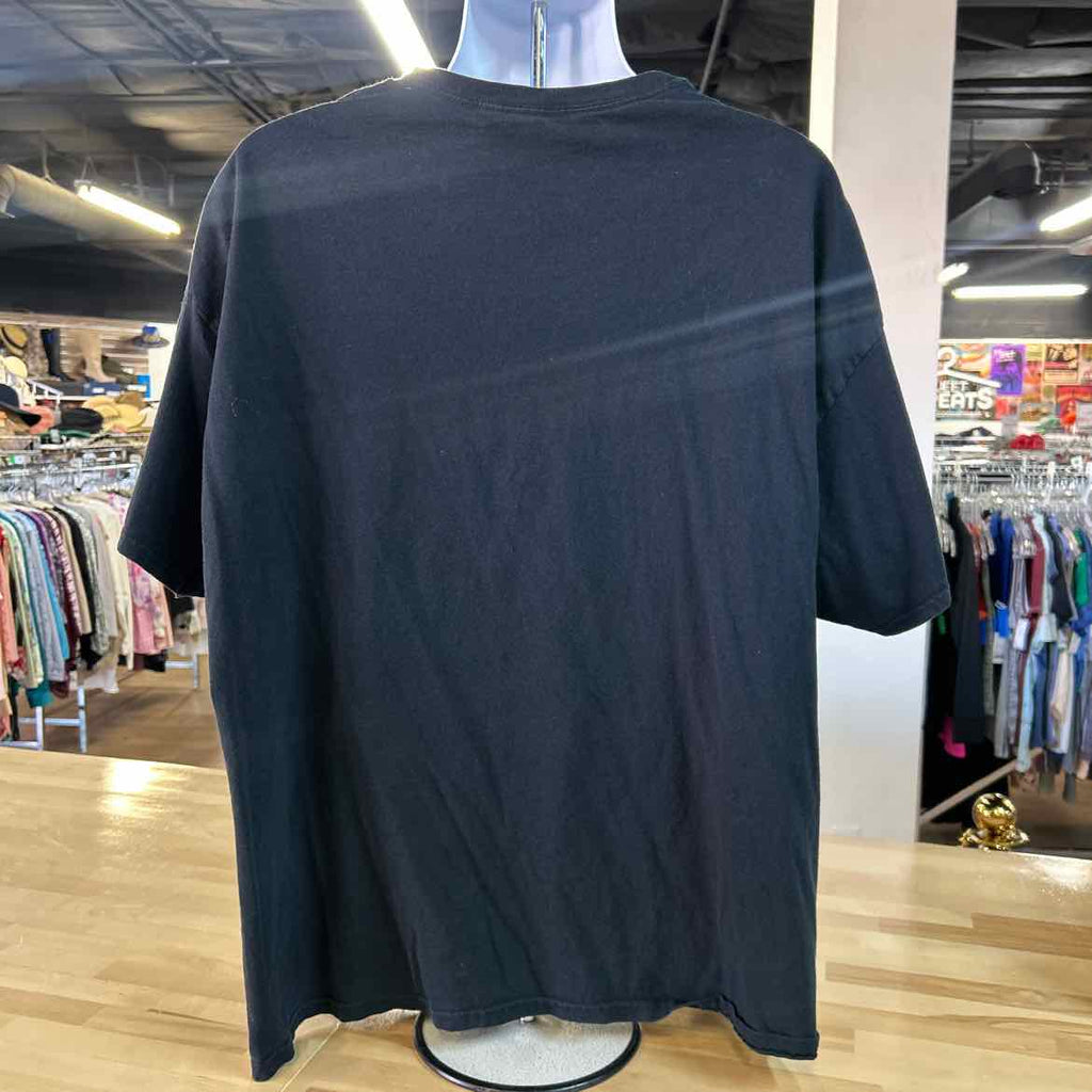 Morgan Size 3XLT Black Preloved T-Shirt SS