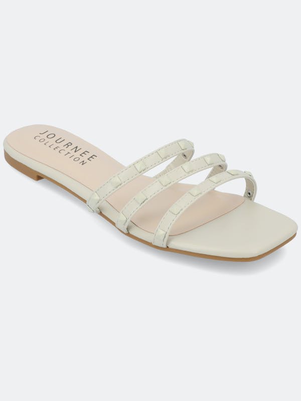 Journee Size 8.5 Beige Sandals