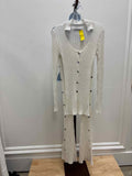 Size M White Preloved 2 pc Dress Set