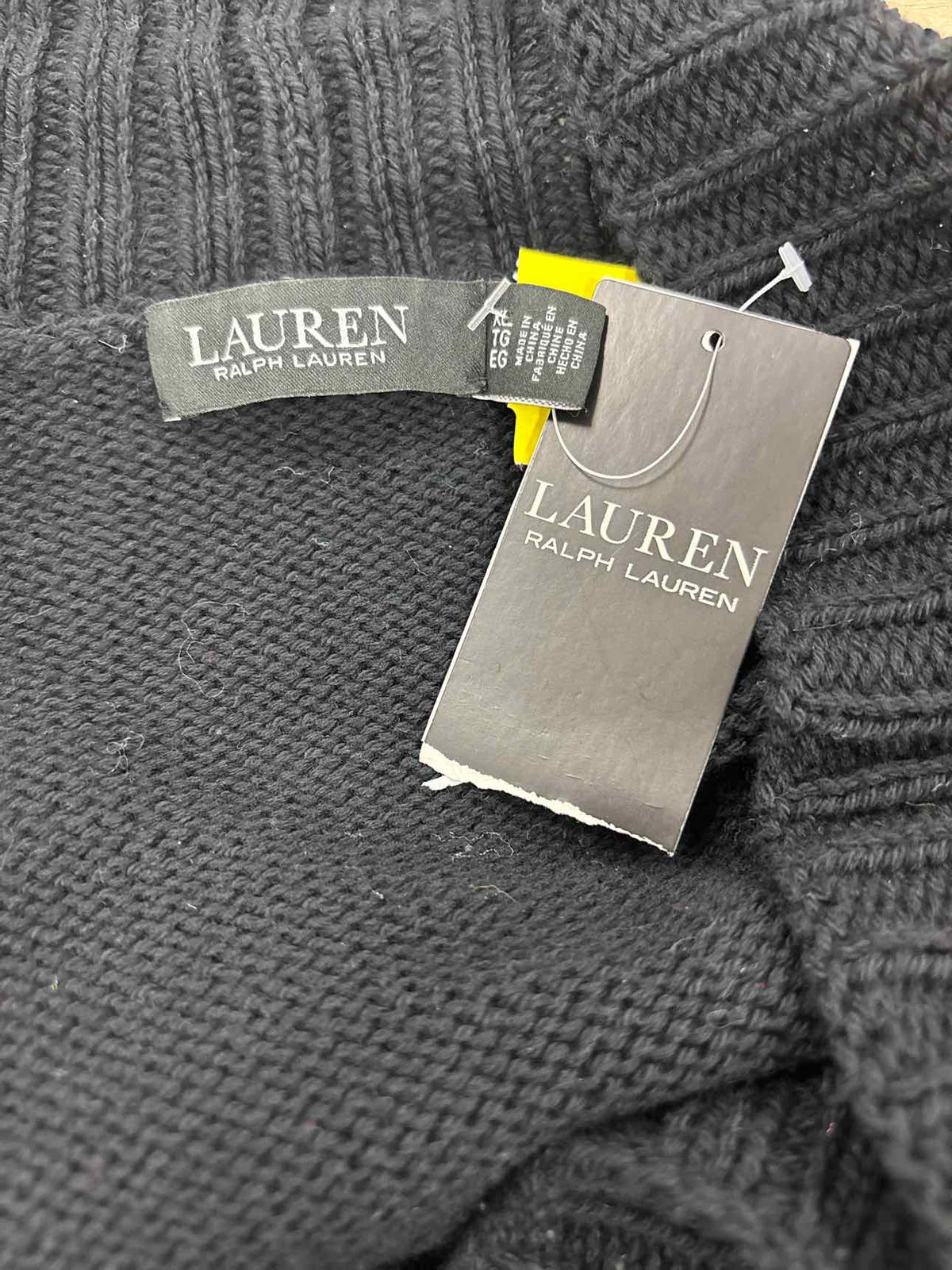 Ralph Lauren Size XL Black White Red New Sweater