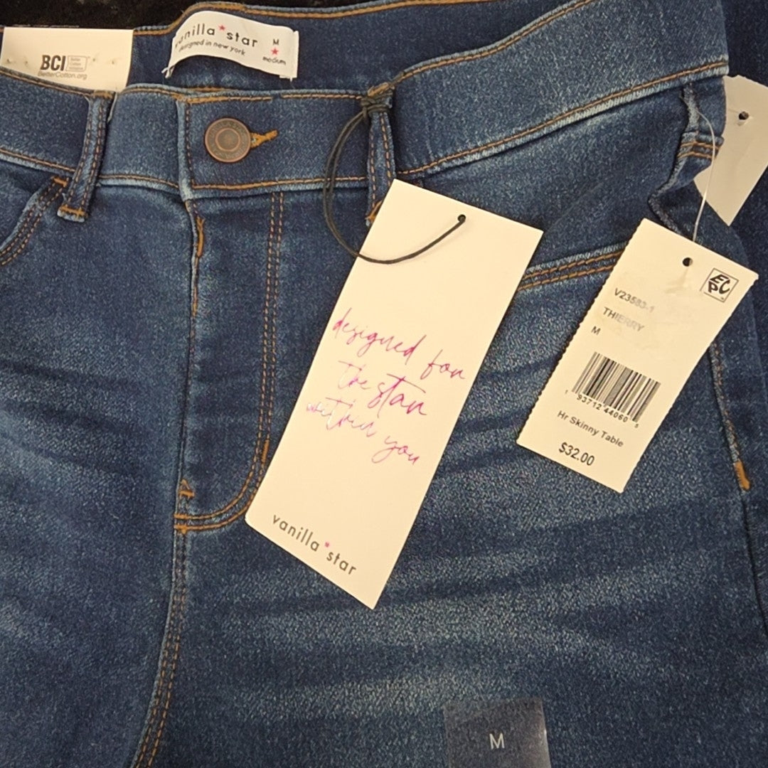 Vanilla Star Size M Blue Denim New Jeans