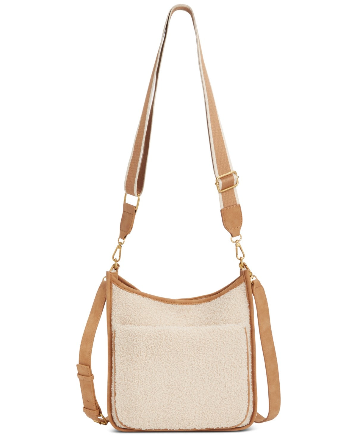 Style & Co Whipstitch Medium Crossbody - Sherpa