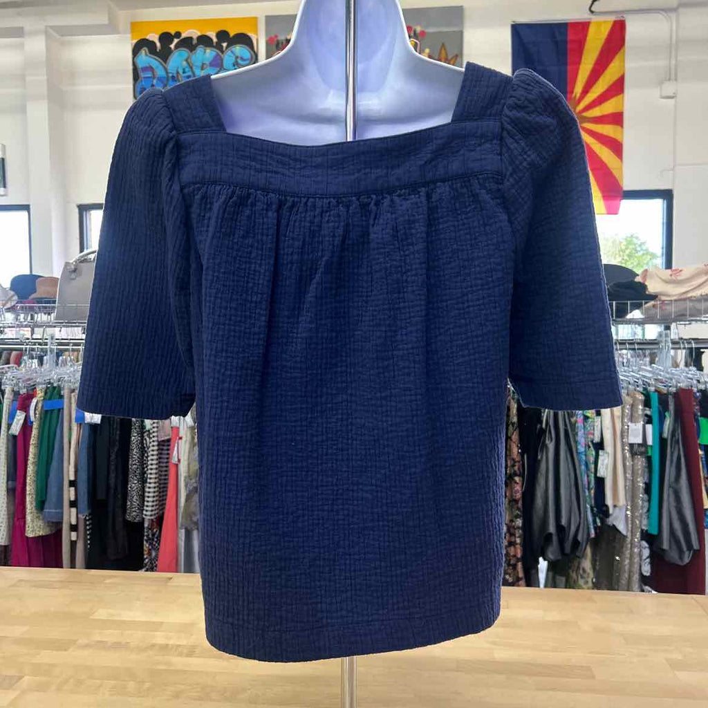 Treasure Bond Size XS Blue Preloved Blouse SS