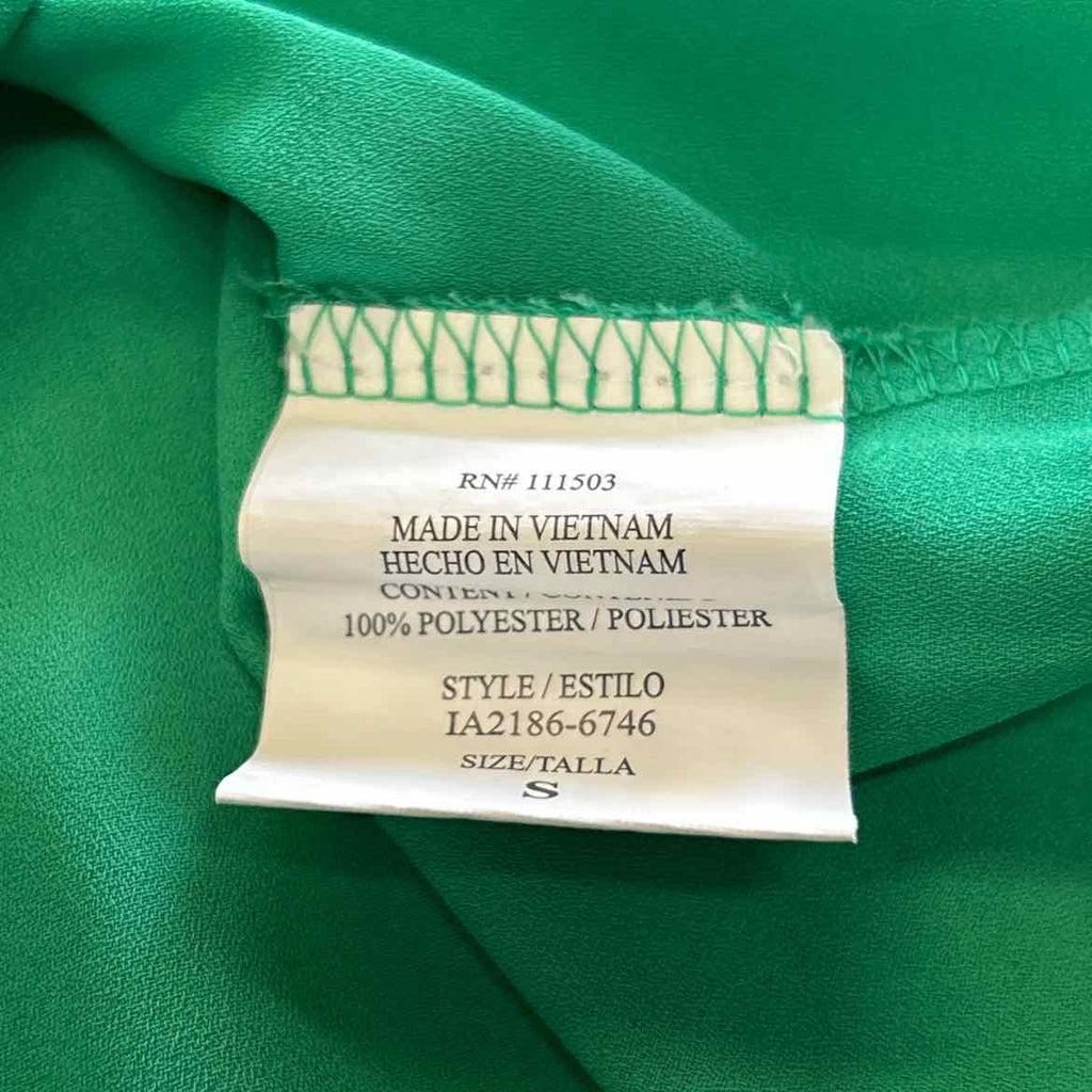 lily white Size S Green Preloved Blouse LS