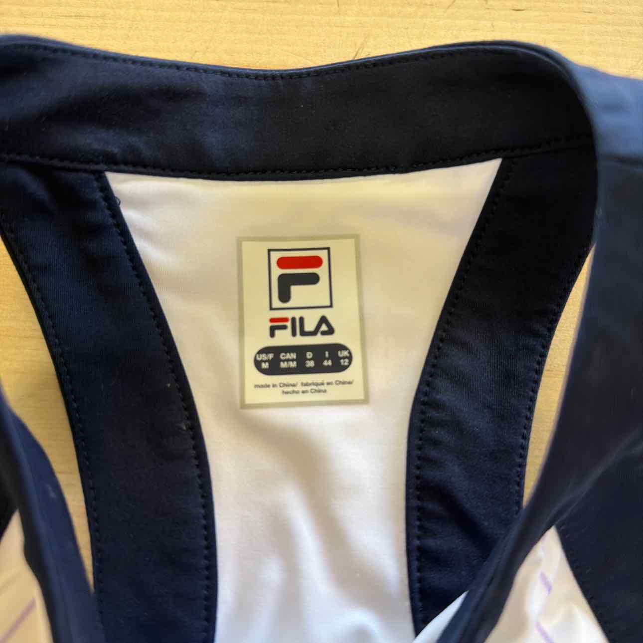Fila Size M White Preloved Athletic Tank