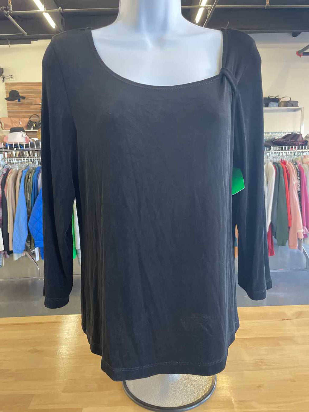 Coldwater Creek Size M Black Long Sleeve
