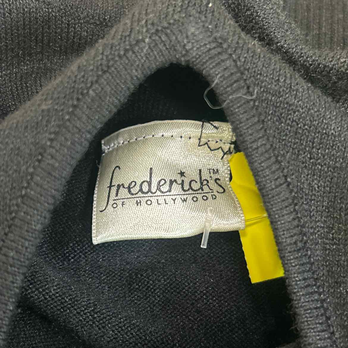 Fredricks Of Hollywood Size L Black Knit Sweater