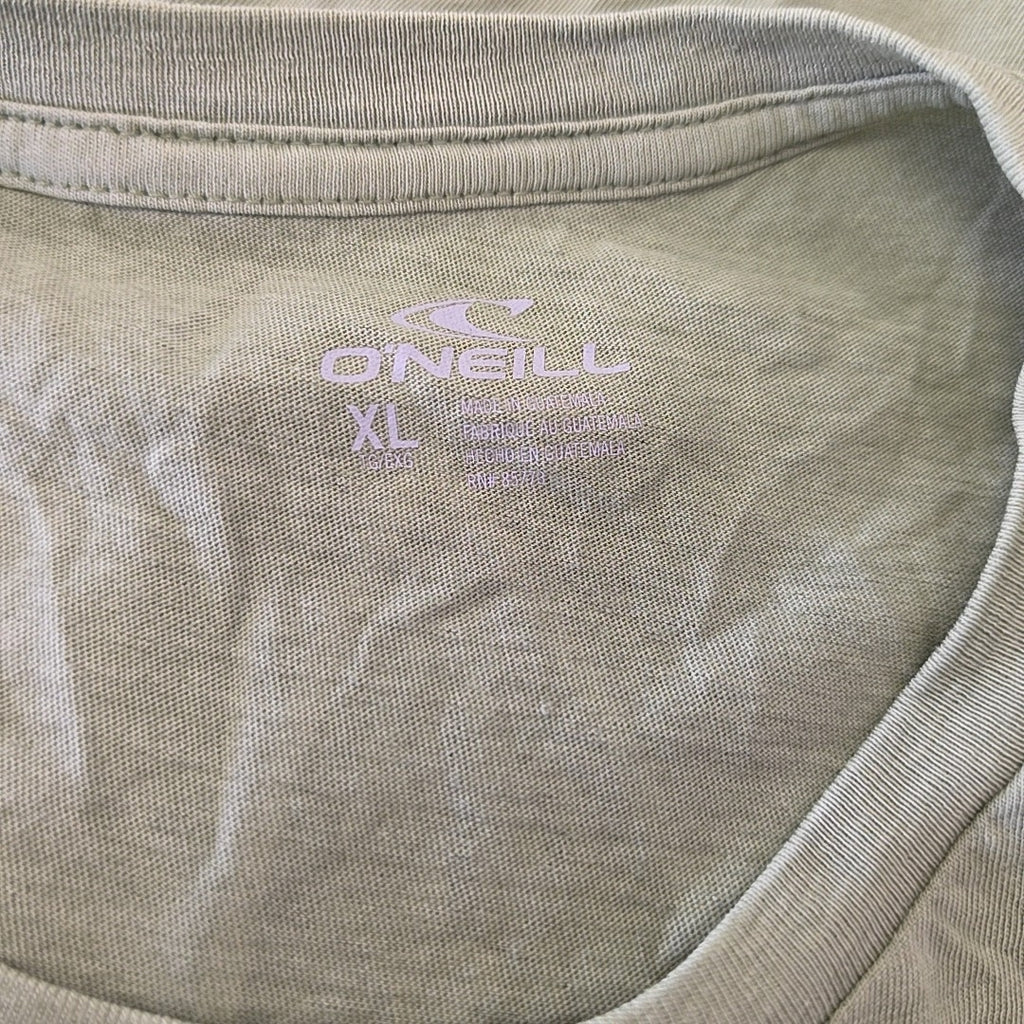 O'Neil Size XL Thruster Graphic Print Cotton T-Shirt - Oil Green
