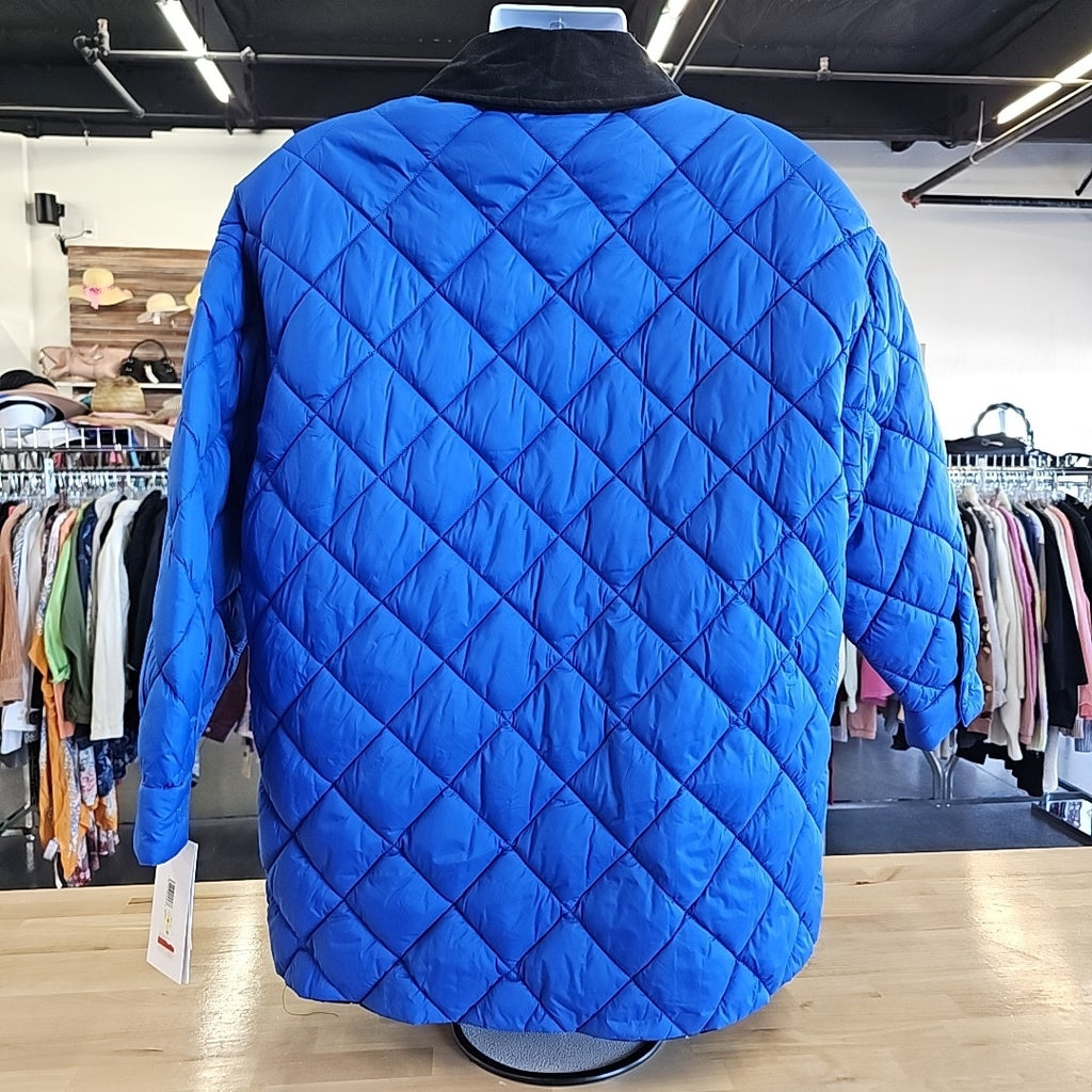 Calvin Klein Size M Blue Black Jacket