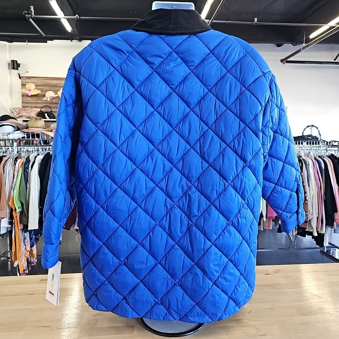 Calvin Klein Size M Blue Black Jacket