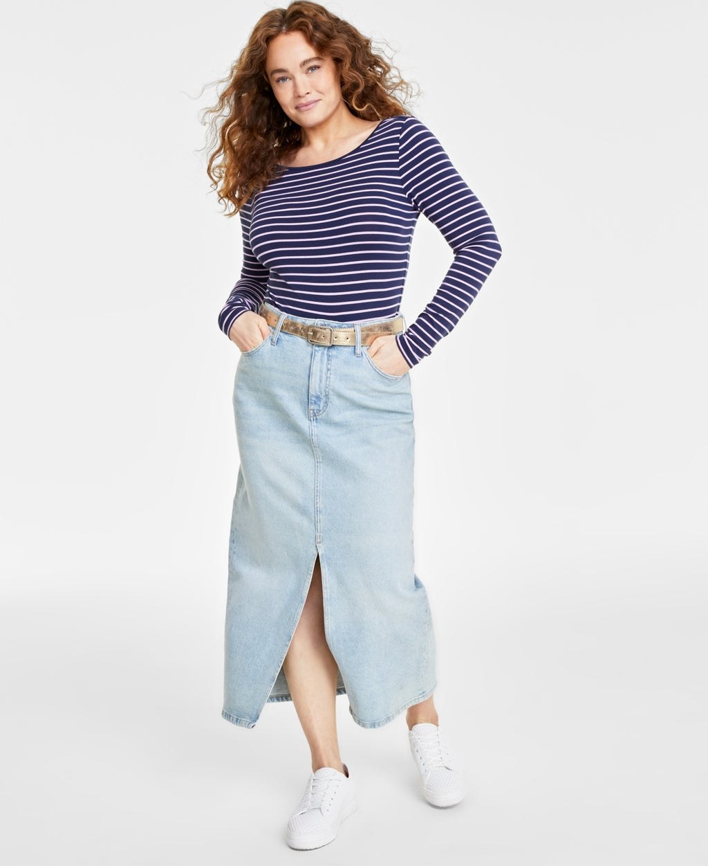 On 34th Size L Purple Blouse