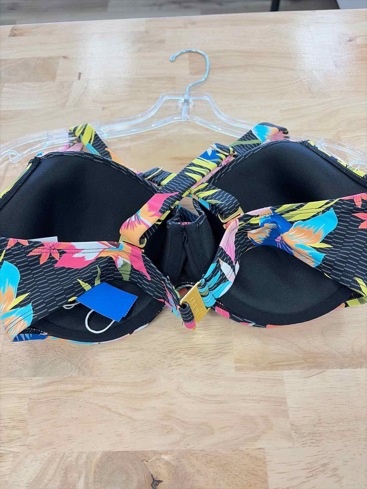 Bleu Size 36D Sweet Escape Bra-Sized Bikini Top - Multi