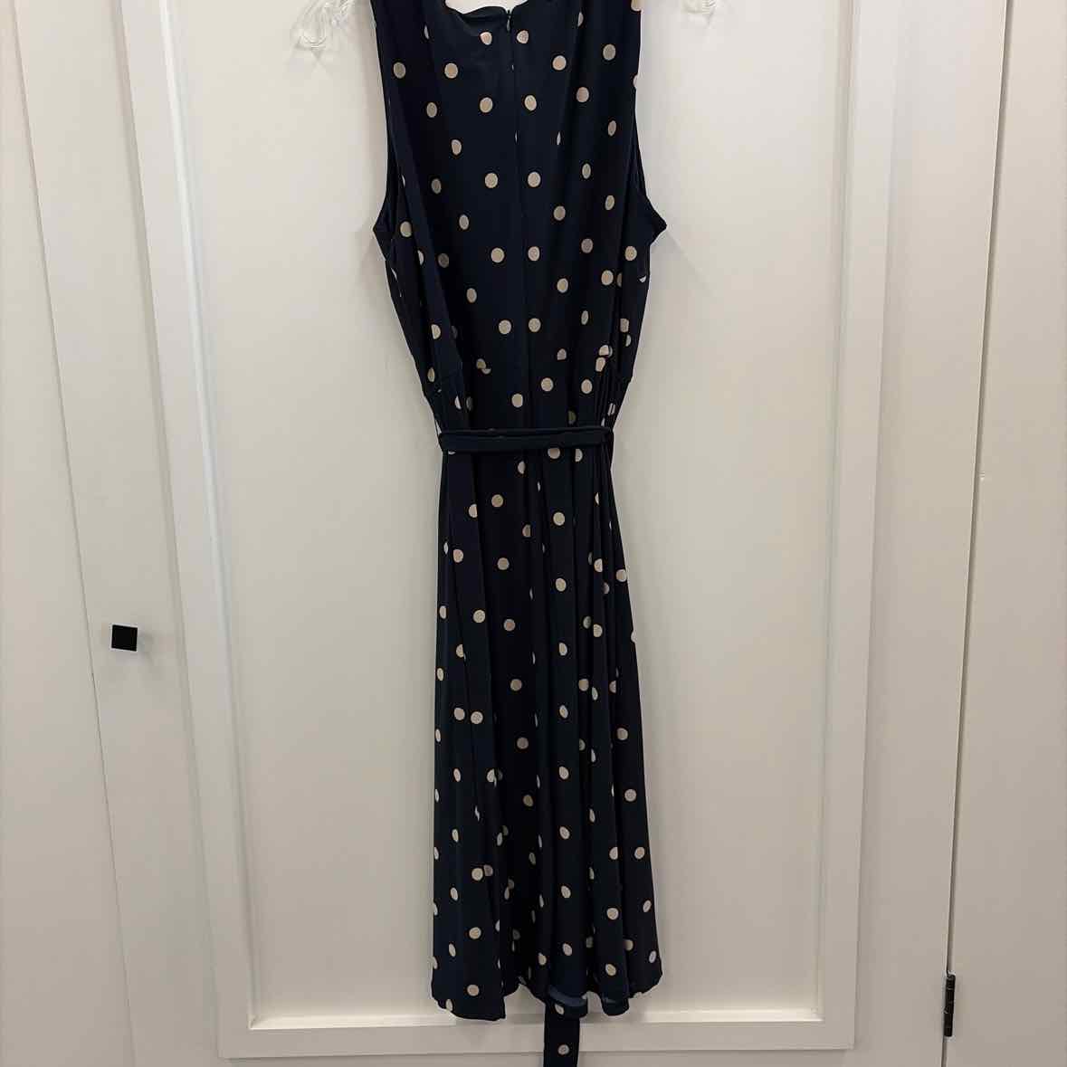 Anne Klein Size 14 Blue & White Preloved Dress