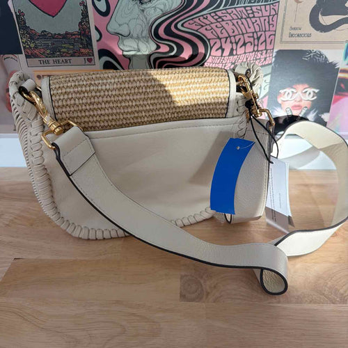 Aimee Kestenbug Tan Straw New Handbag