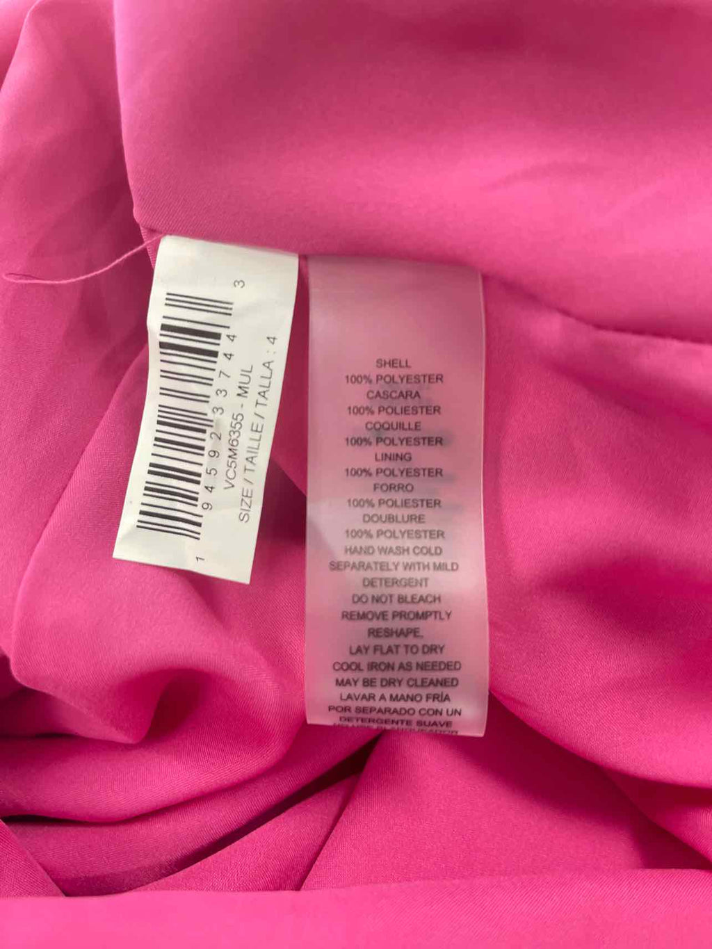 Vince Camuto Size 4 Pink New Dress