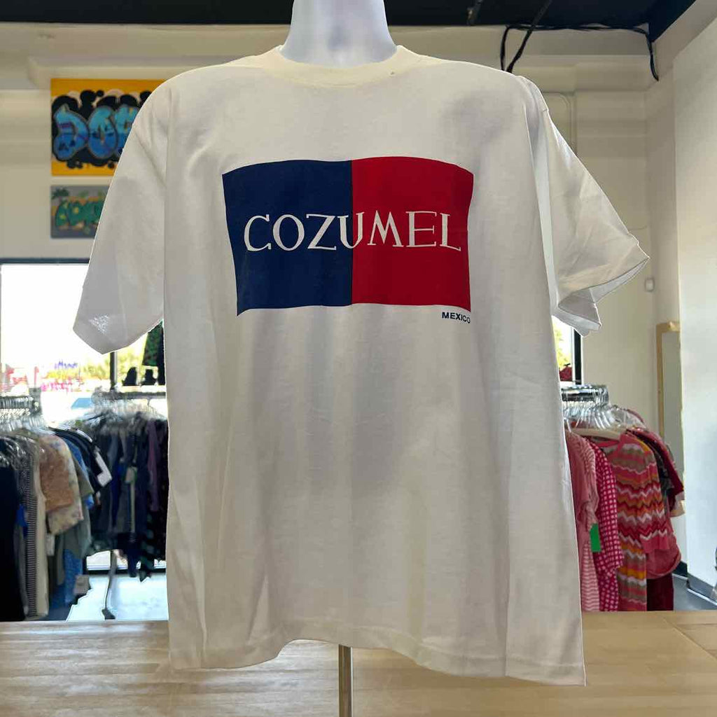 Reef Size XL White Preloved MENS T-shirt