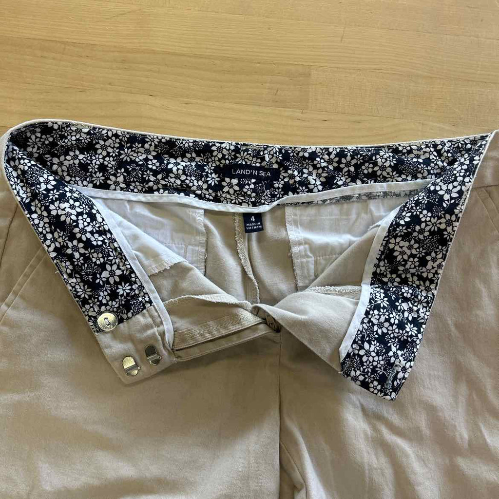 Land n Sea Women Size 4 Tan Preloved Shorts