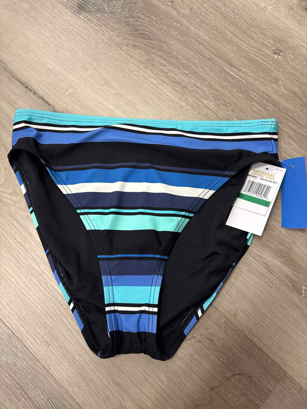 Michael Kors Size L High-Leg Bikini Bottoms