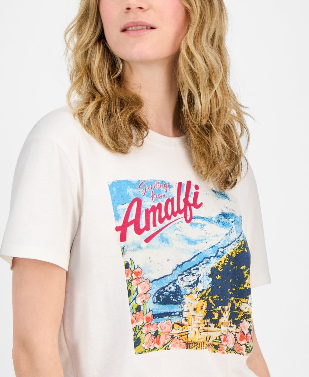 Self E Size XS Amalfi Coast Graphic-Print T-Shirt