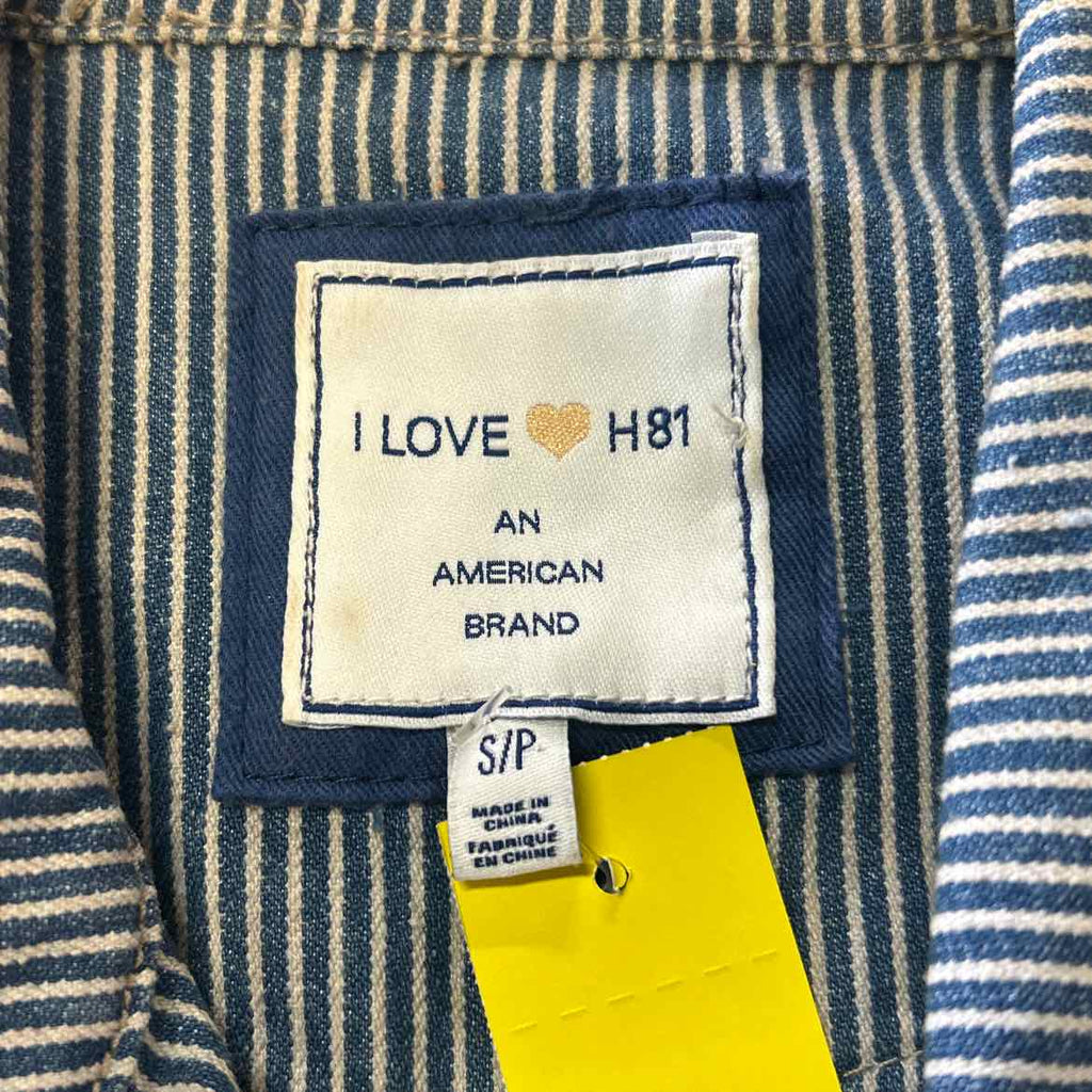 ILoveH81 Size S White Blue Preloved Jacket