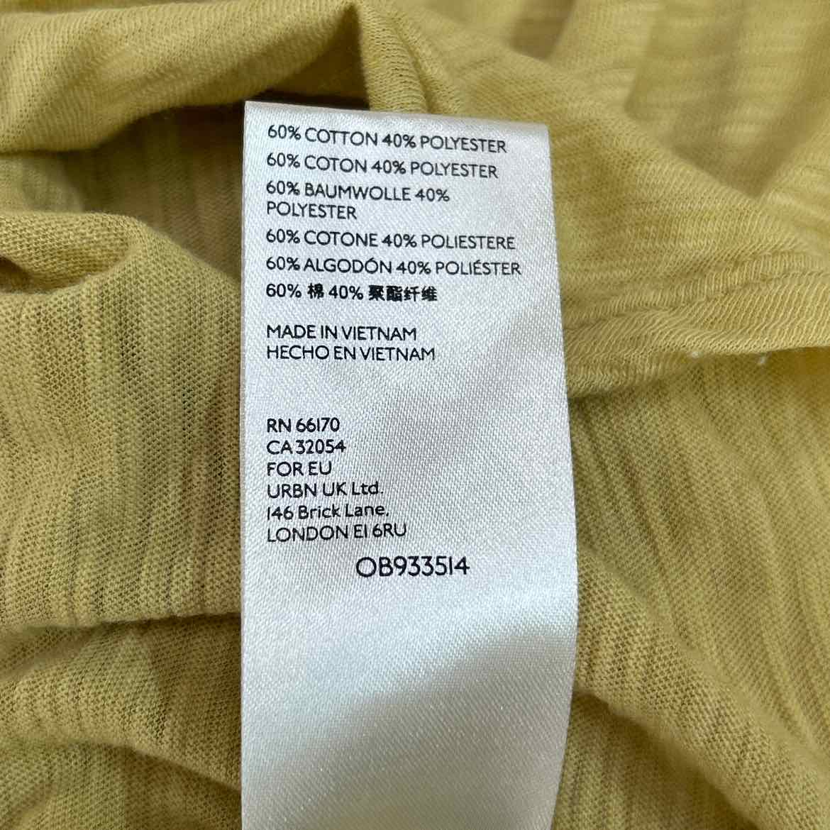 we the free Size M Yellow Preloved Longsleeve