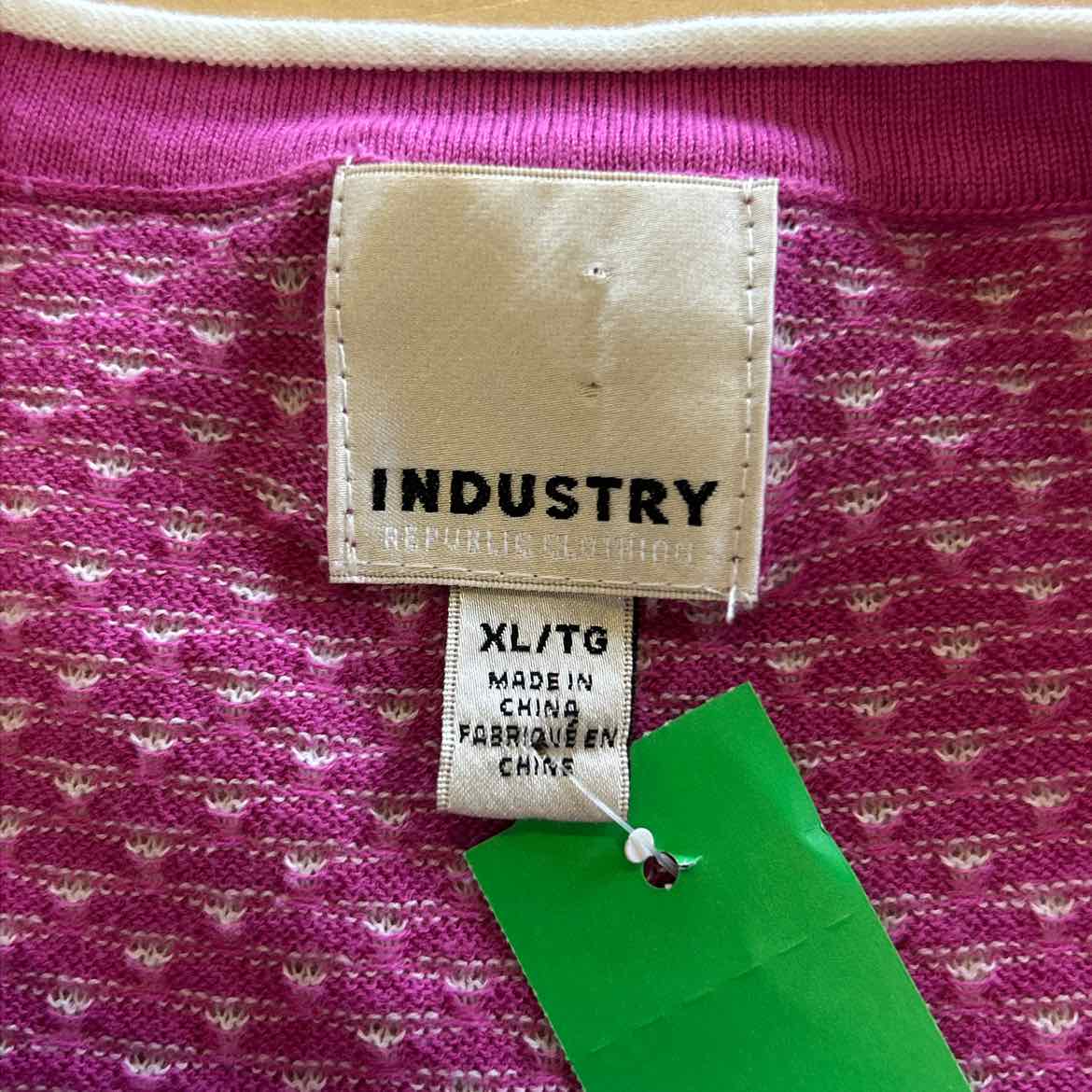 Industry Size XL Pink Knit Preloved Knit Top
