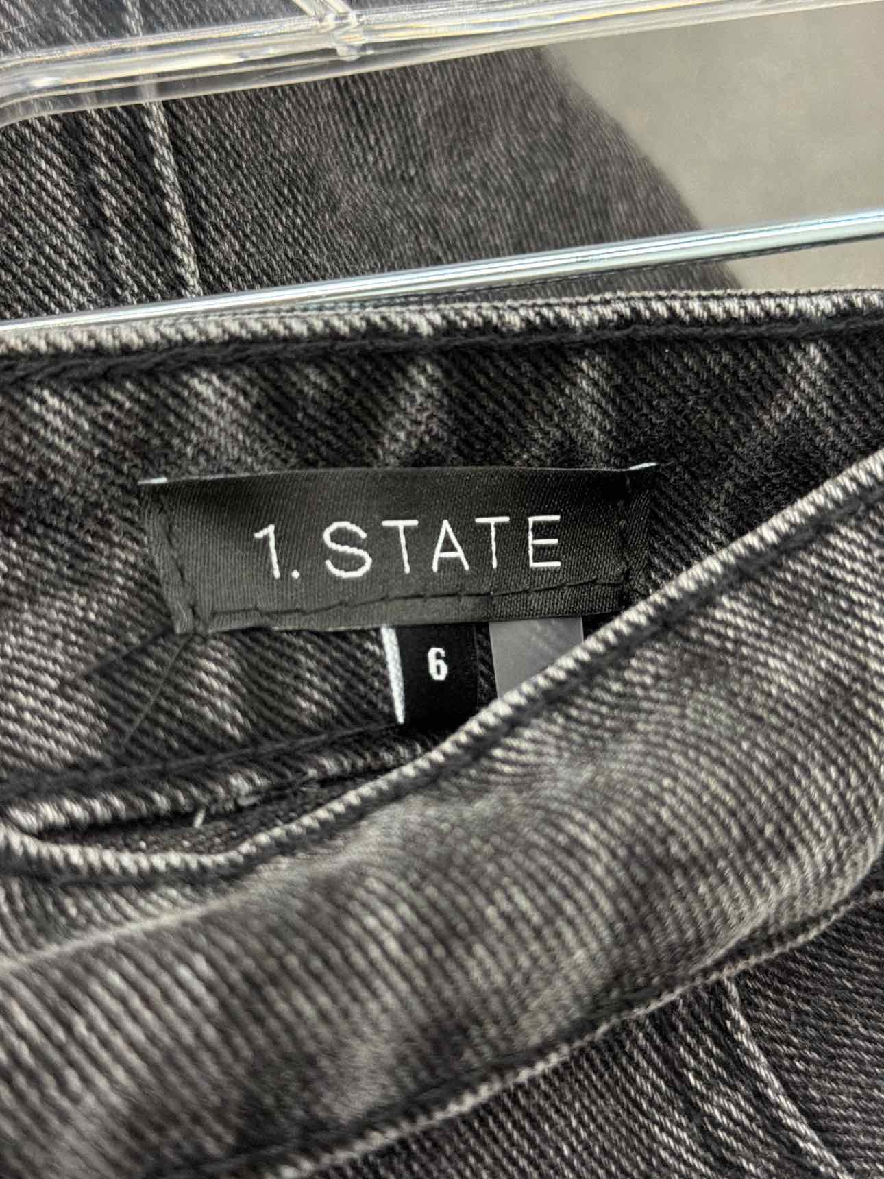 1. State Size 6 Black Skirt