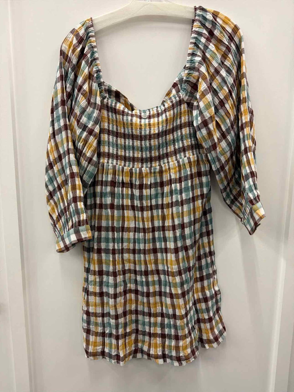 ROXY Moonlight Shores Plaid Dress