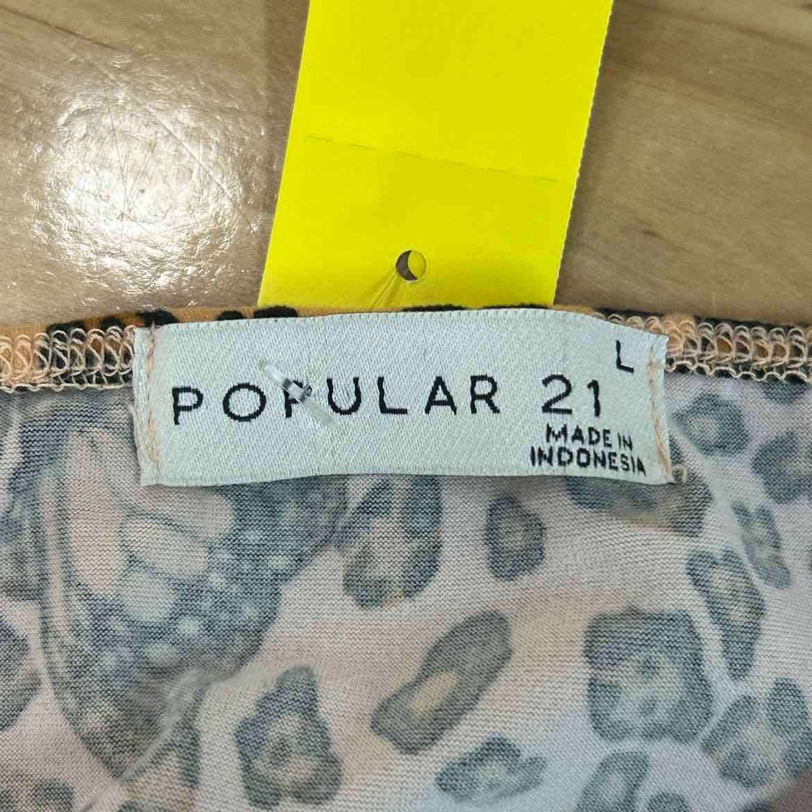 Popular 21 Size L brown orange Preloved Tank