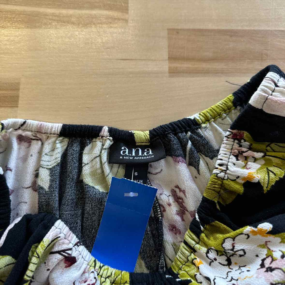 ANA Size S Black Blouse