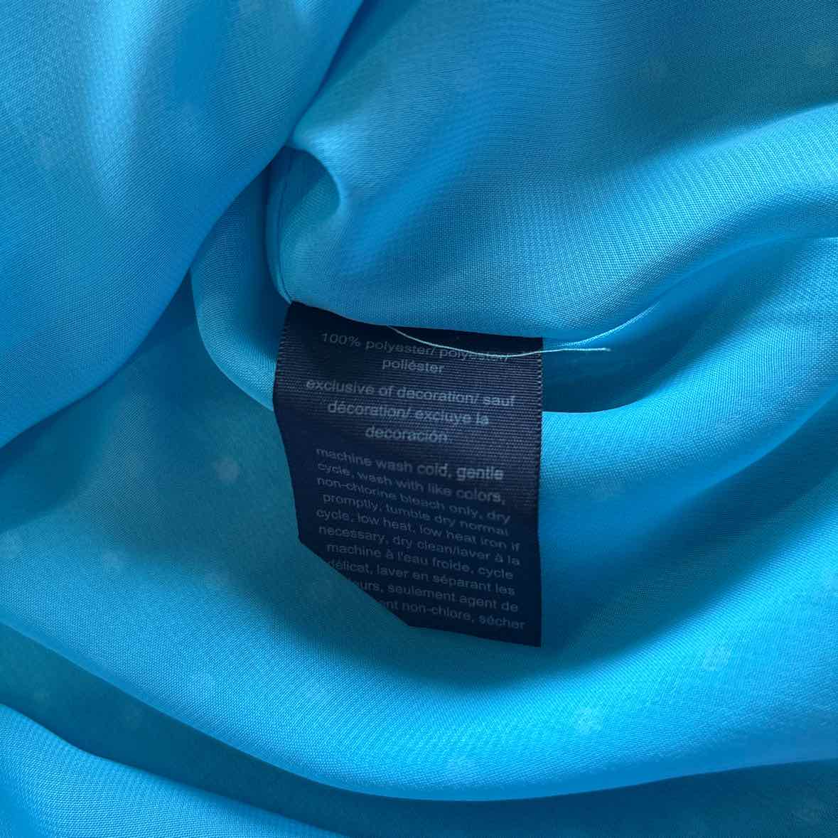 Tommy Hilfiger Size L Blue Preloved Blouse LS