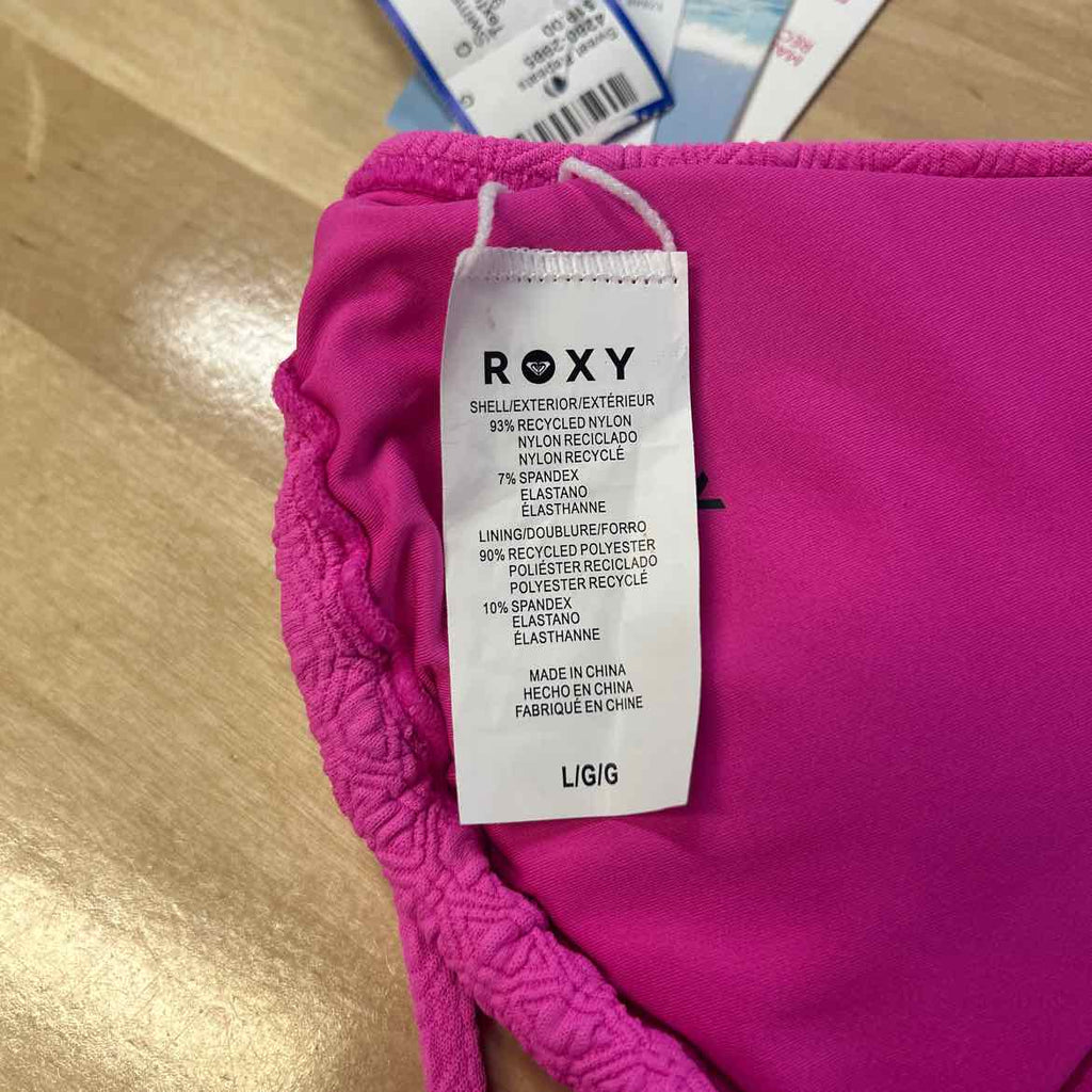 Roxy Size L Haliewa Built-up Triangle Bikini Top